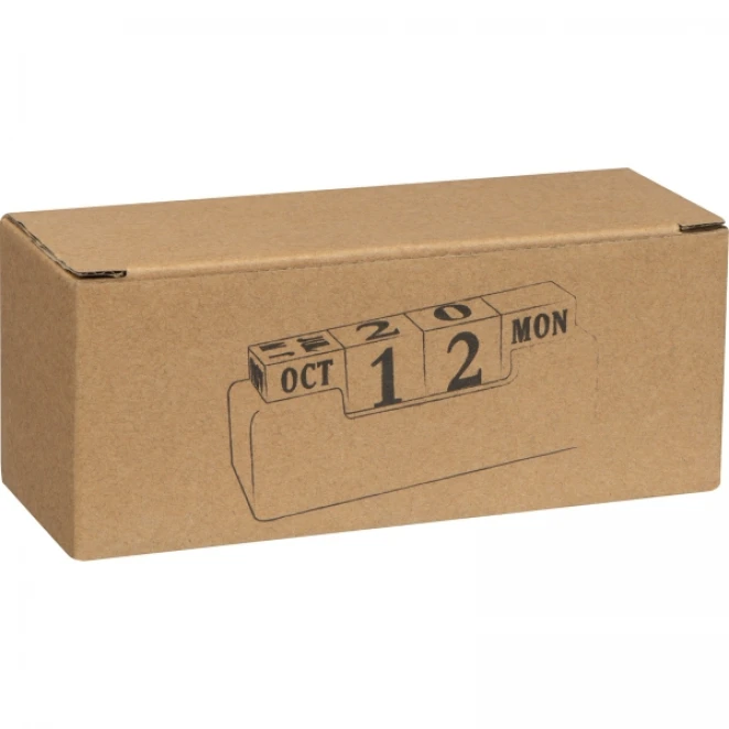 Kalendarz wieczny bambusowy z nadrukiem na zamówienie Zdjęcie 3