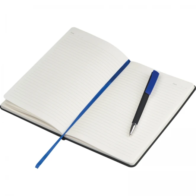 Notatnik A5 w linie z długopisem z naniesieniem logo Zdjęcie 8