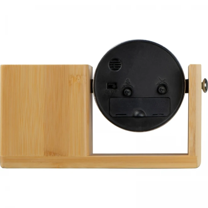 Stojak biurkowy z zegarem z logo Zdjęcie 4