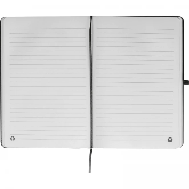 Notatnik A5 w linie z zamknięciem na gumkę z logo firmy Zdjęcie 7