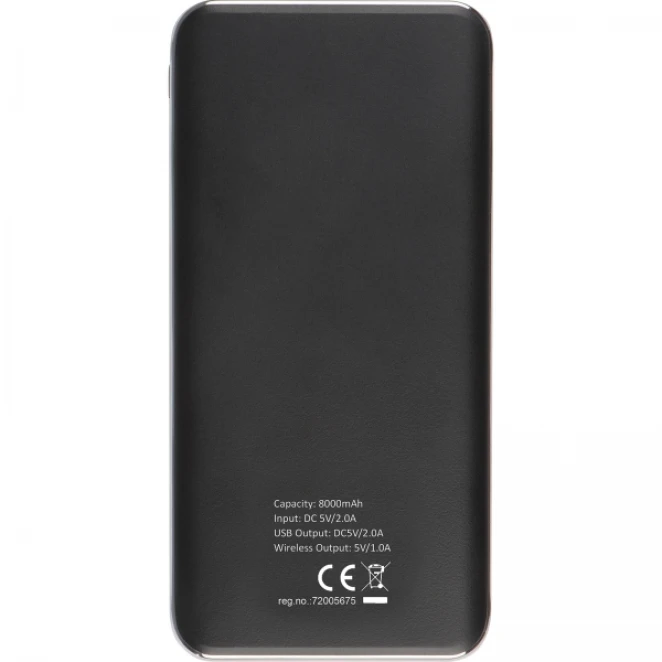 Power bank 8000 mAh indukcyjny do naniesienia logo Zdjęcie 8