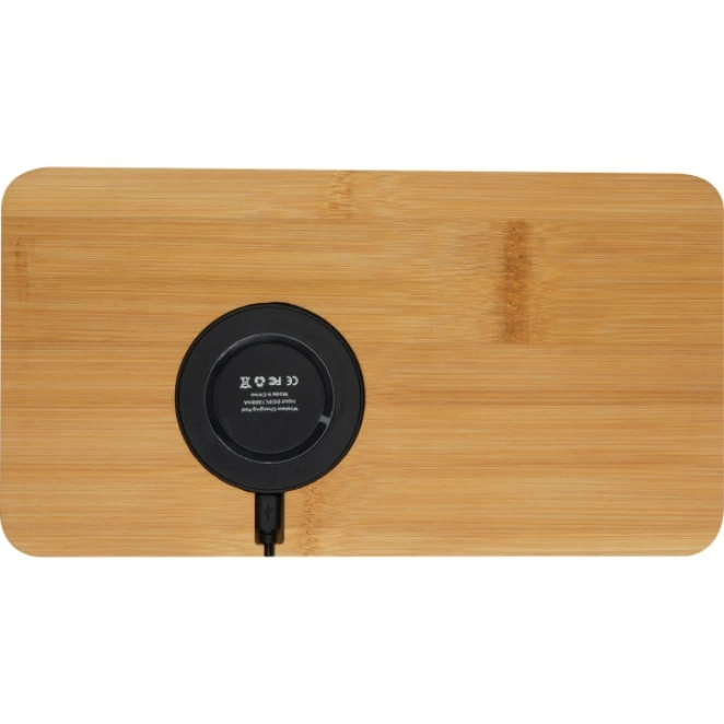 Organizer na biurko z ładowarką indukcyjną z logo Zdjęcie 4