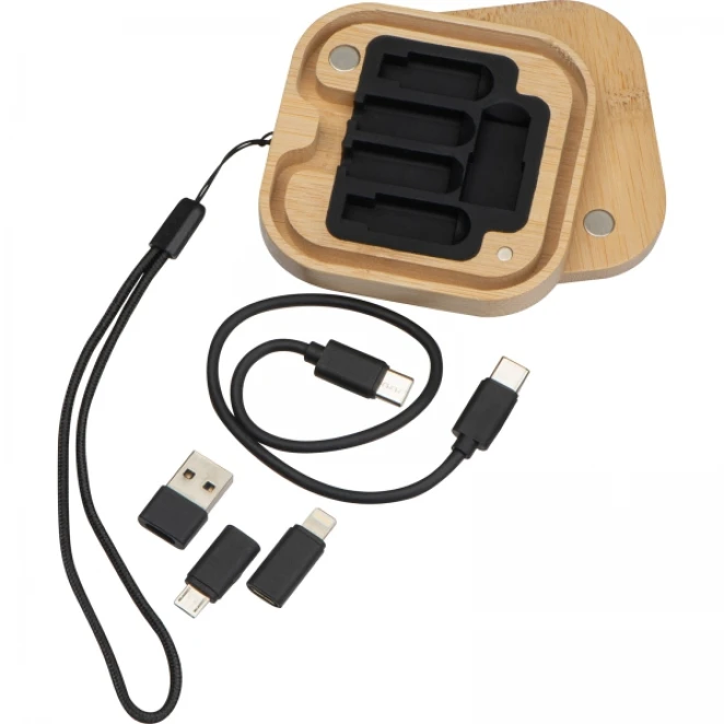 Kabel do ładowania 4w1 z nadrukiem na zamówienie Zdjęcie 4