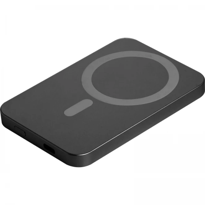 Power bank 5000 mAh z ładowarką indukcyjną Magsafe do drukowania logo Zdjęcie