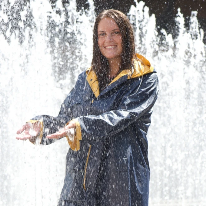 Płaszcz przeciwdeszczowy z logo firmy Zdjęcie 3