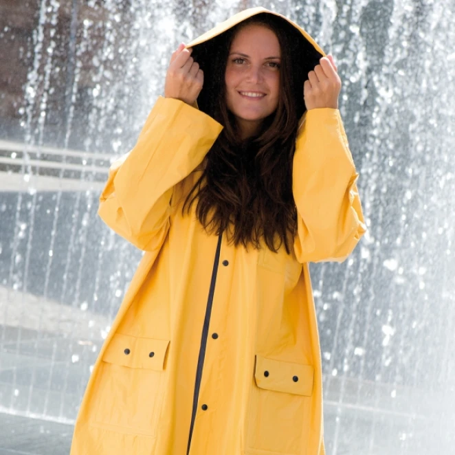 Płaszcz przeciwdeszczowy z logo firmy Zdjęcie 6