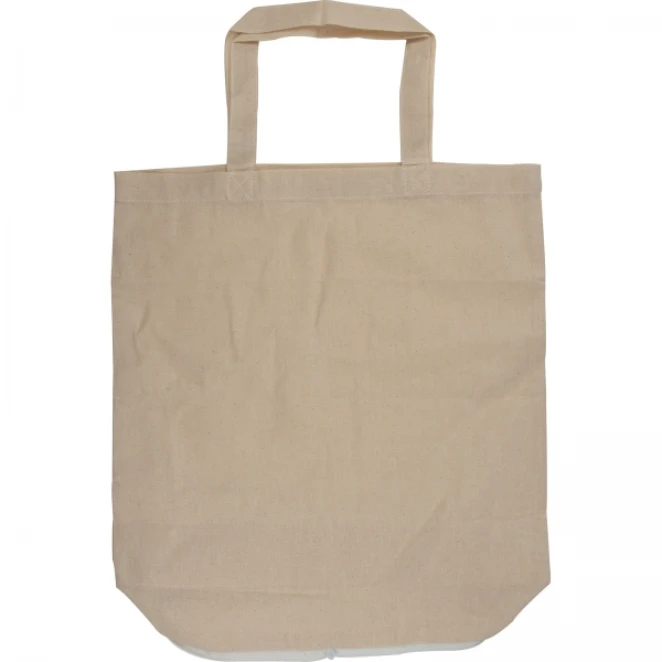 Torba bawełniana składana 140 g/m2 z logo firmy Zdjęcie 5