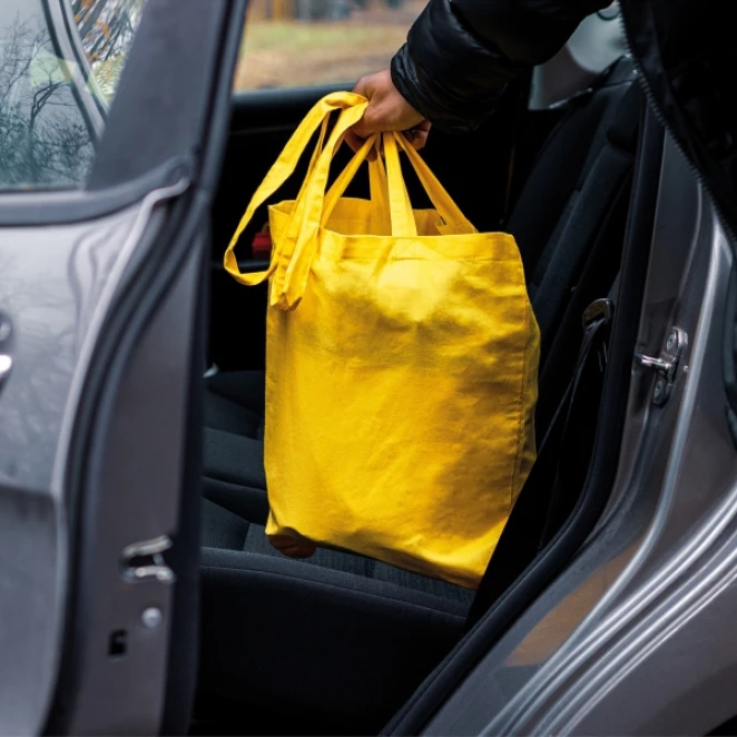 Torba bawełniana z długimi uszami 140 g/m2 do drukowania logo Zdjęcie 3