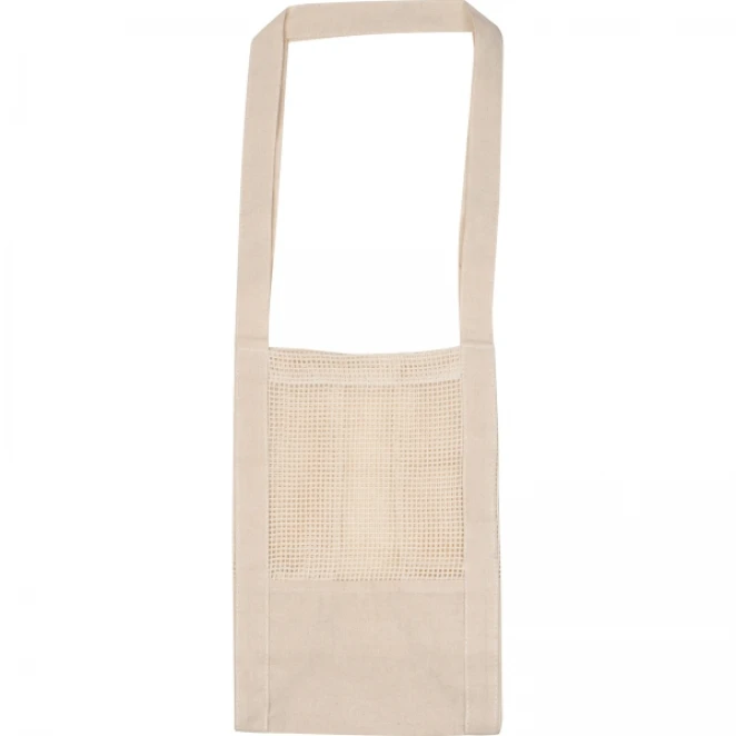 Torba bawełniana z siateczką 150 g/m2 do naniesienia logo Zdjęcie 2