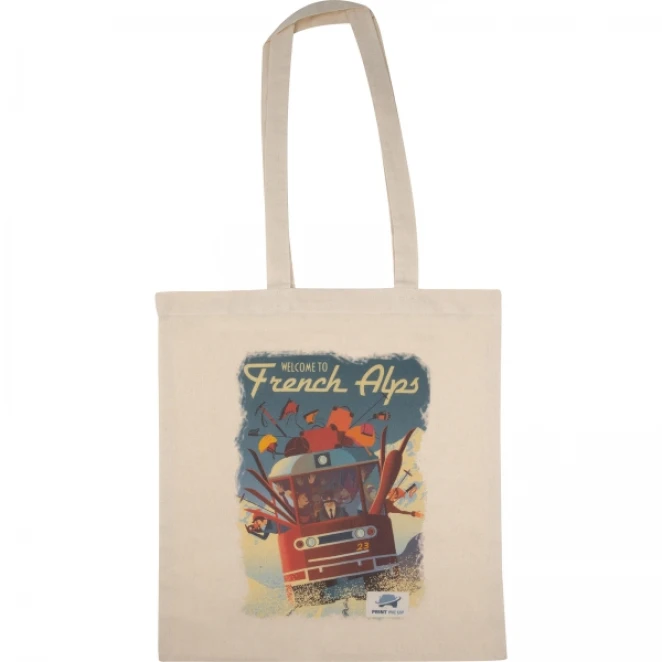 Torba bawełniana z długimi uszami 140 g/m2 do nałożenia logo Zdjęcie 4