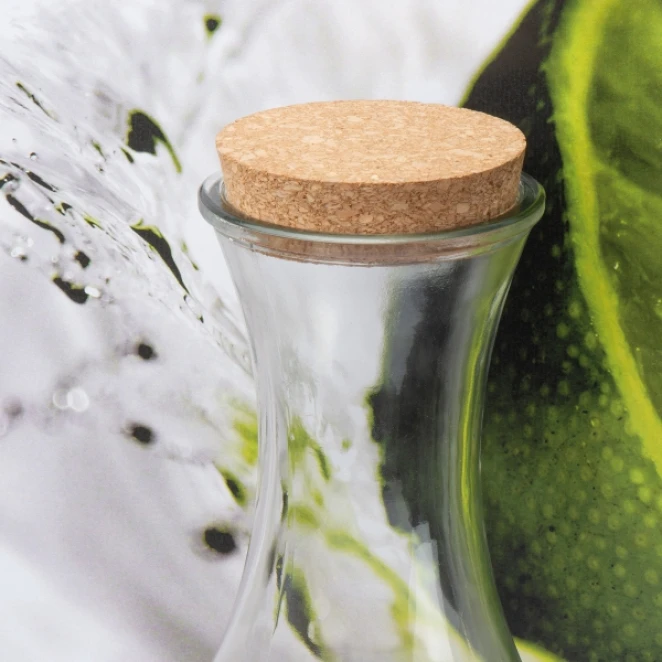 Karafka szklana 1000 ml z nadrukiem logo Zdjęcie 3