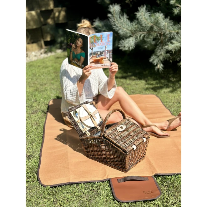 Kosz piknikowy dla 2 osób z logo Zdjęcie 5
