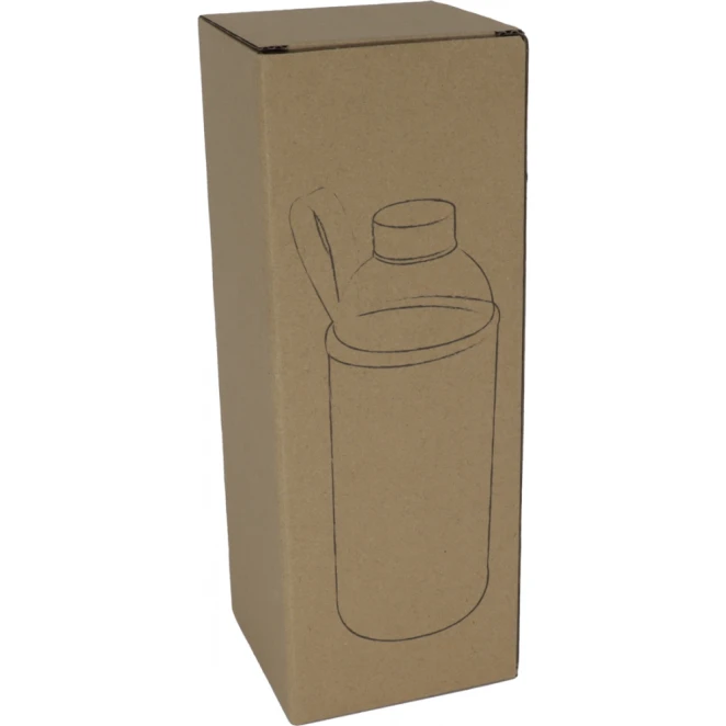 Butelka szklana z pokrowcem 1000 ml z logo firmy Zdjęcie 9