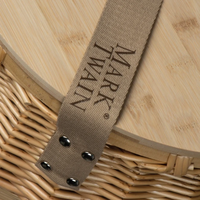 Kosz piknikowy Mark Twain z naniesieniem logo Zdjęcie 6