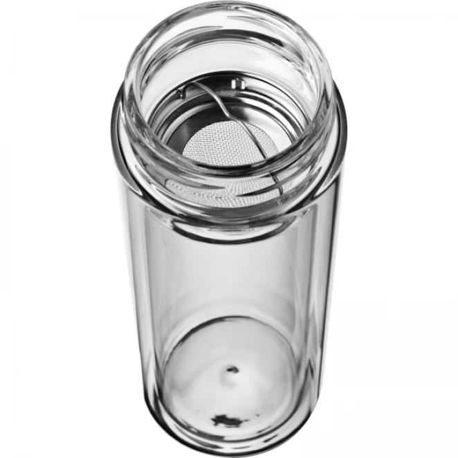 Butelka szklana termiczna 400 ml z nadrukiem logo Zdjęcie 3