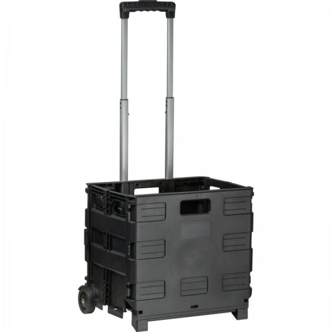 Wózek na zakupy składany z nadrukiem logo Zdjęcie 4