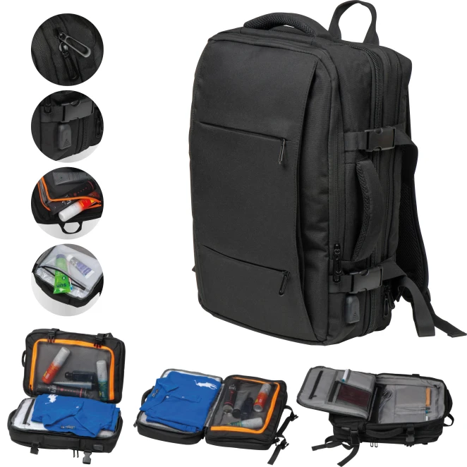 Plecak podróżny CrisMa z naniesieniem logo Zdjęcie 2