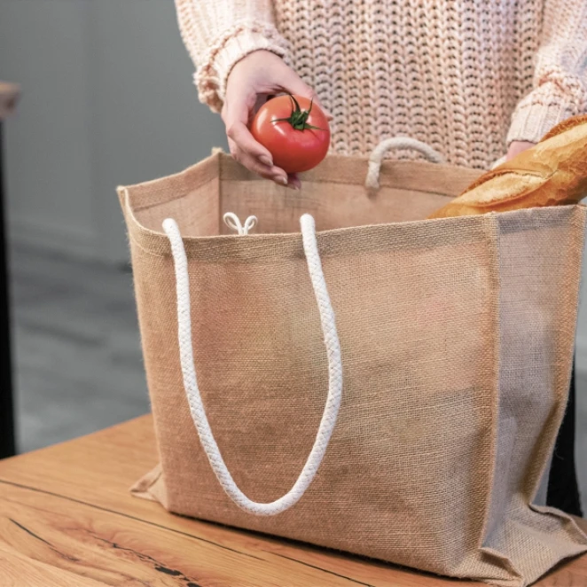 Torba z juty do drukowania logo Zdjęcie 3