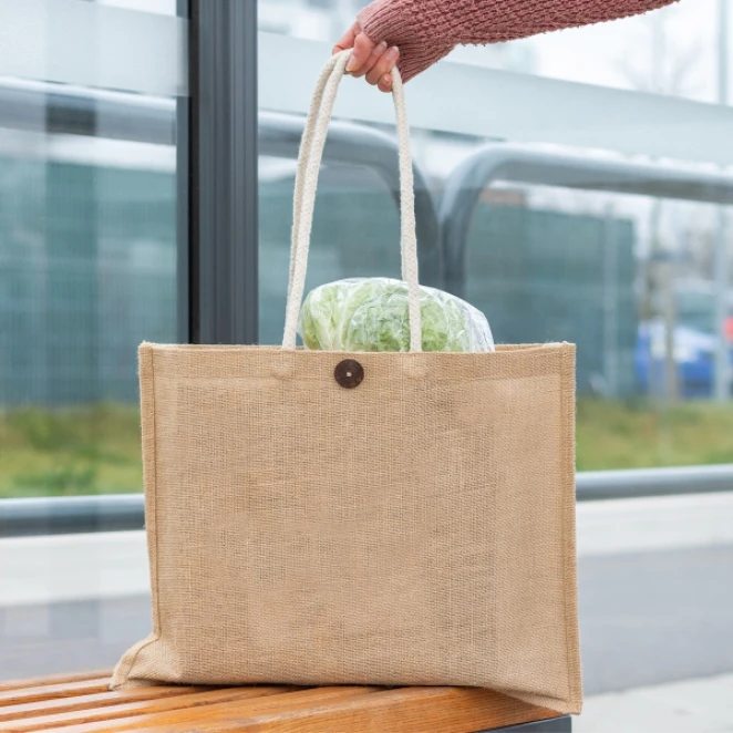 Torba z juty do drukowania logo Zdjęcie 4