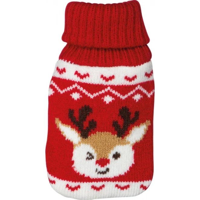 Termofor w świątecznym pokrowcu z logo Zdjęcie 3