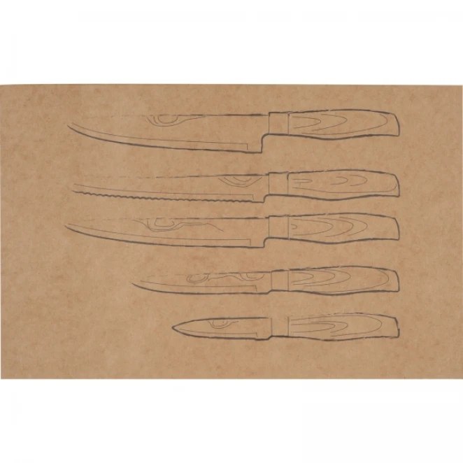 Zestaw noży kuchennych do nałożenia logo Zdjęcie 9