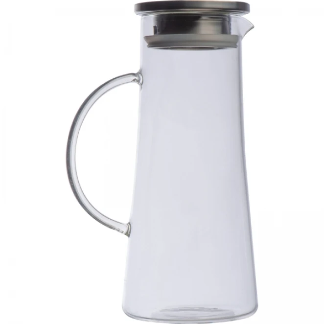 Dzbanek szklany z sitkiem 1350 ml do drukowania logo Zdjęcie 6