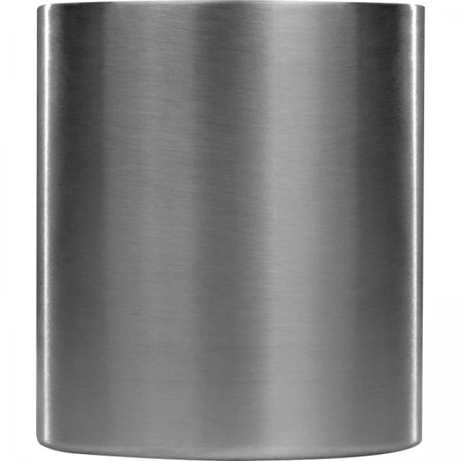 Kubek metalowy z karabińczykiem 200 ml z logo firmy Zdjęcie 4