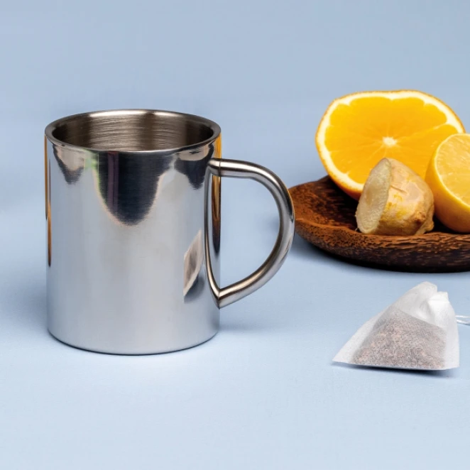 Kubek metalowy 300 ml do drukowania logo Zdjęcie 7