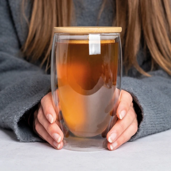 Szklanka z pokrywką 500 ml z logo Zdjęcie 7