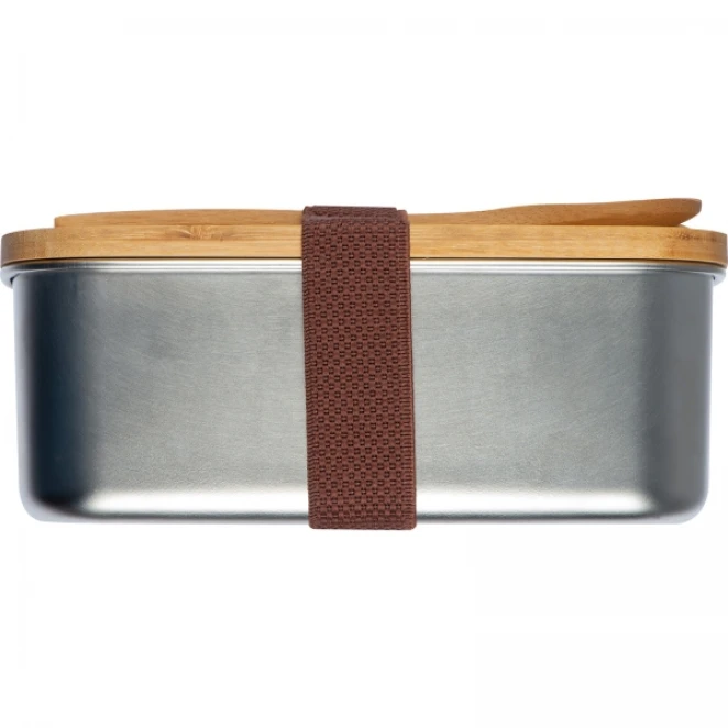 Lunch box ze sztućcami 950 ml z nadrukiem logo Zdjęcie 6