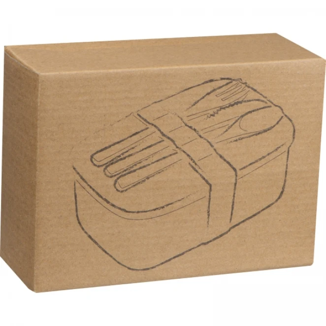 Lunch box ze sztućcami 950 ml z nadrukiem logo Zdjęcie 9