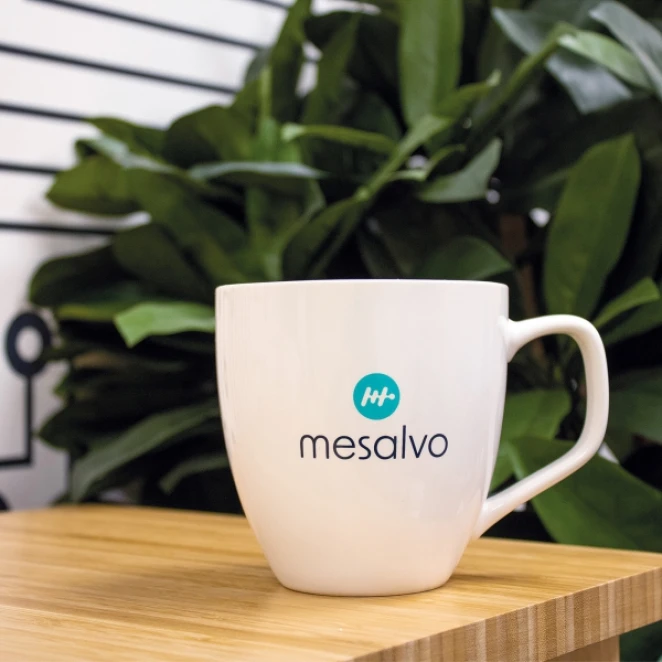 Kubek porcelanowy 400 ml z logo firmy Zdjęcie 8