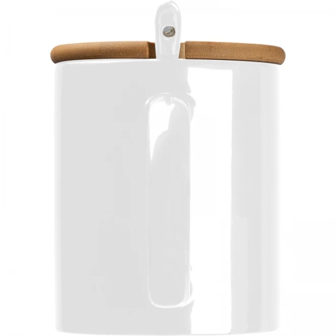 Kubek ceramiczny z łyżeczką 300 ml z logo firmy Zdjęcie 7