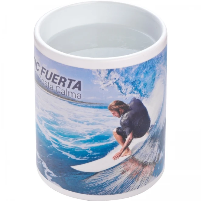 Kubek ceramiczny do sublimacji zmieniający kolor 300 ml z nadrukiem na zamówienie Zdjęcie 4