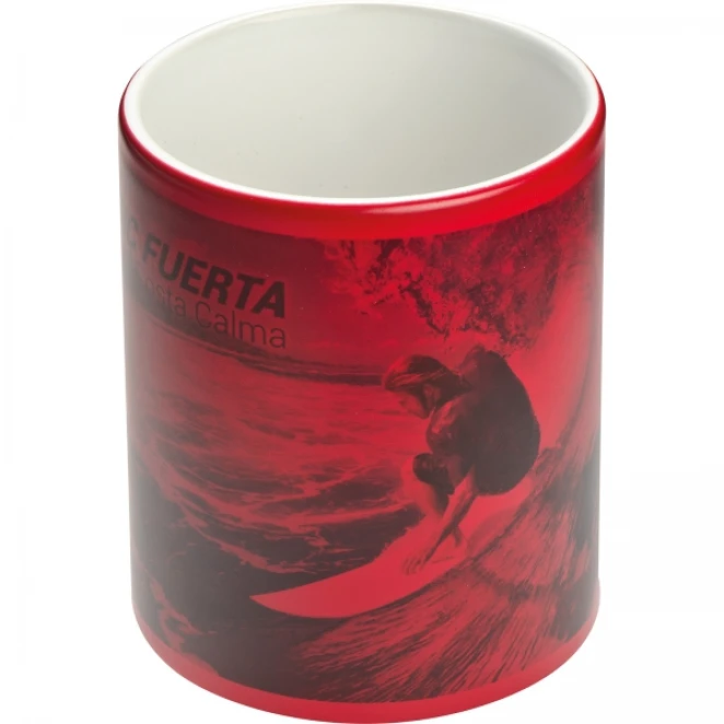 Kubek ceramiczny do sublimacji zmieniający kolor 300 ml z nadrukiem na zamówienie Zdjęcie 6