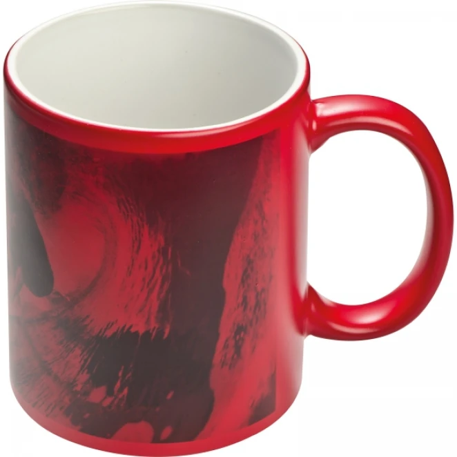 Kubek ceramiczny do sublimacji zmieniający kolor 300 ml z nadrukiem na zamówienie Zdjęcie 7