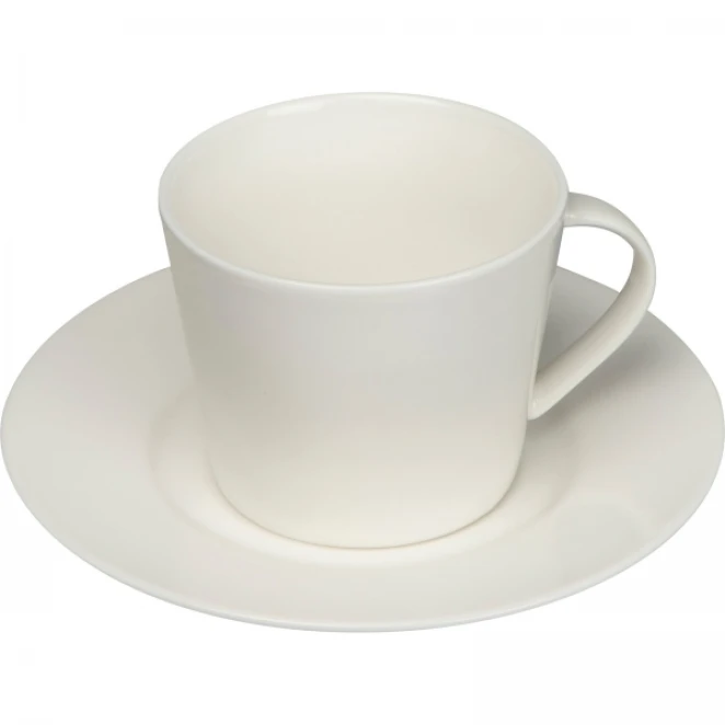 Filiżanka ceramiczna ze spodkiem 175 ml do drukowania logo Zdjęcie 2