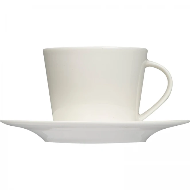 Filiżanka ceramiczna ze spodkiem 175 ml do drukowania logo Zdjęcie 4