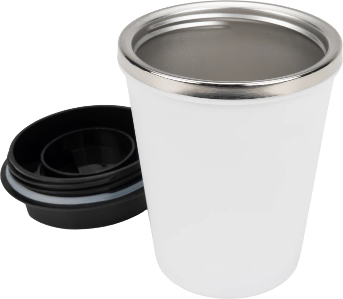 Kubek termiczny 350 ml z powłoką z recyklingu metody z logo do naniesienia logo Zdjęcie 3