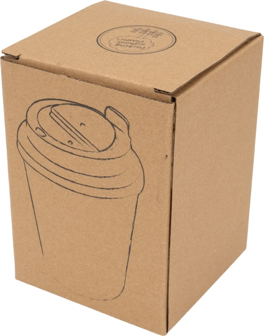 Kubek termiczny 350 ml z powłoką z recyklingu metody z logo do naniesienia logo Zdjęcie 8