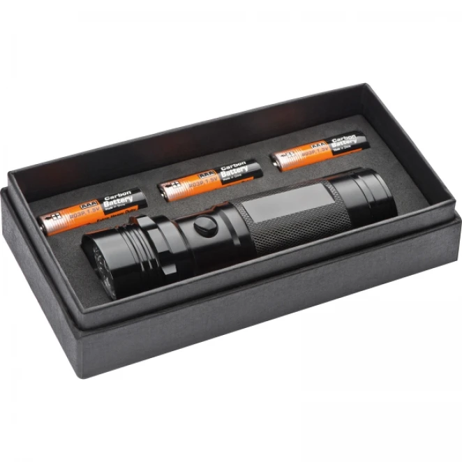 Latarka metalowa 14 LED z logo firmy Zdjęcie 4