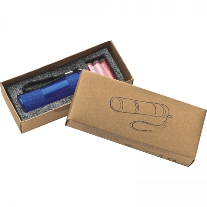 Latarka metalowa 9 LED do nałożenia logo Zdjęcie 2