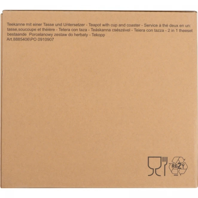 Zestaw czajnik 400 ml i filiżanka 200 ml z logo firmy Zdjęcie 8