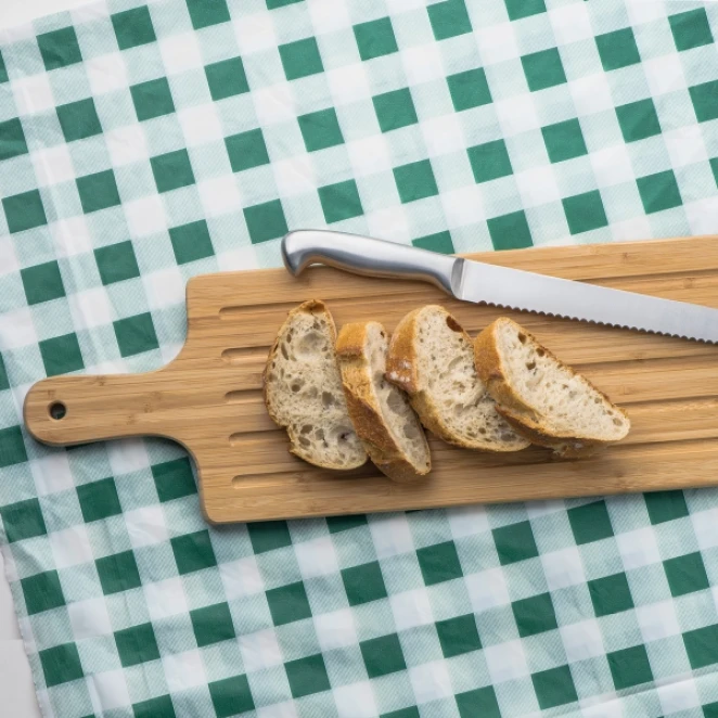 Deska kuchenna bambusowa z nożem do naniesienia logo Zdjęcie 3