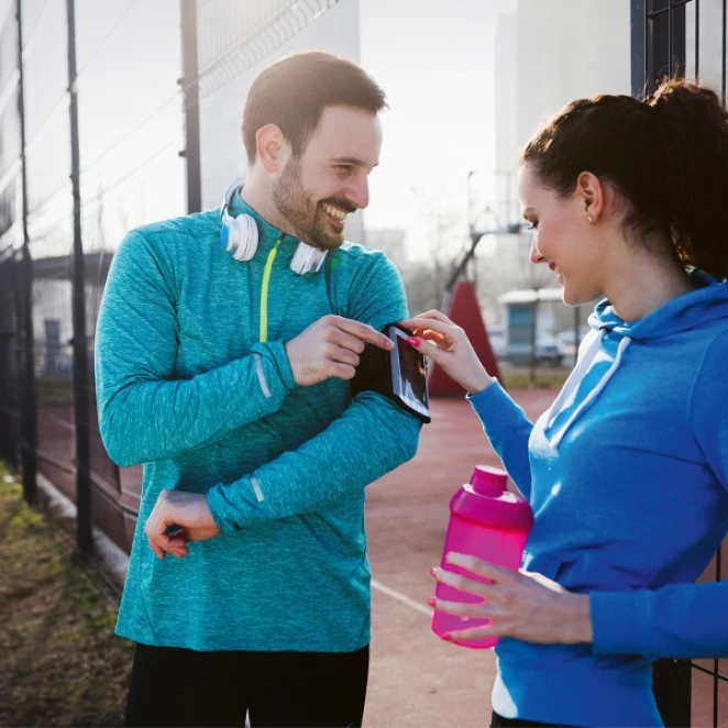 Opaska na rękę z etui na telefon z nadrukiem logo Zdjęcie 2