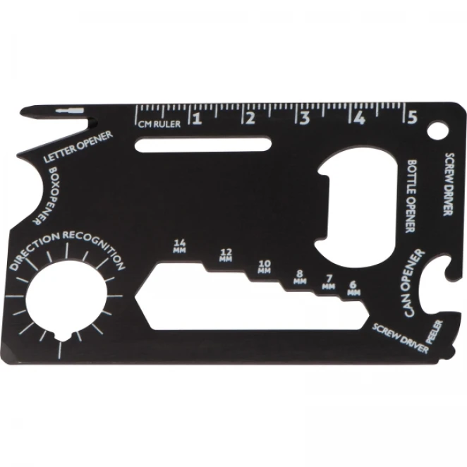 Narzędzie wielofunkcyjne karta survivalowa do drukowania logo Zdjęcie 3