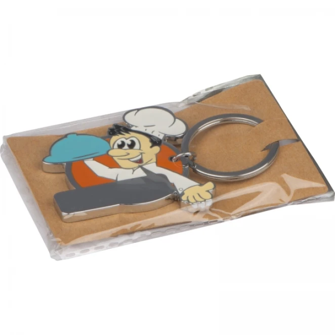 Brelok metalowy CrisMa z logo firmy Zdjęcie 3