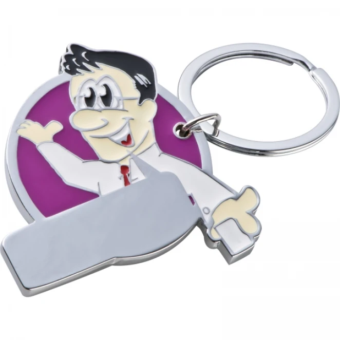 Brelok metalowy CrisMa z logo firmy Zdjęcie