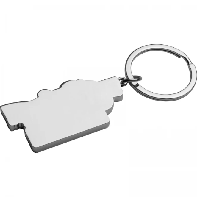 Brelok metalowy CrisMa You Are Welcome z nadrukiem logo Zdjęcie 4