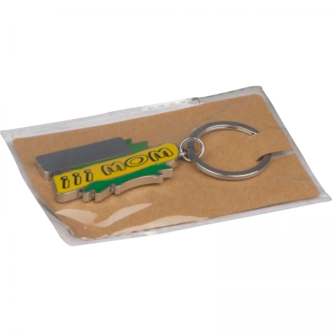 Brelok metalowy CrisMa WOW z nadrukiem logo Zdjęcie 2